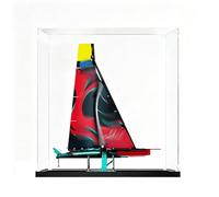 Display Case for LEGO Technic Emirates Team New Zealand AC75 Catamaran (Set 42174) - Transparent, Dustproof Display Cover (Model Not Included). (A)