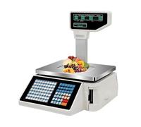 Display Counting Scale Digital Weighing Table Barcode With Label And Receipt Printer - Supermarket/Retail Store/Warehouse - Dual - 63 Shortcut Keys