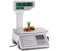 Display Counting Scale Price Digital Label Printing Double Sided LCD Digital Calculation 60 Lbs Electronic Barcode Cash Register