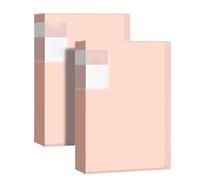 Display Folder, 60 Pockets A4 Document File Folder, 2Pcs Display Book Presentation Project Folder/Pink(Pink)