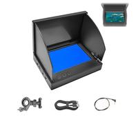 Display for Fish Finder with Temperature and Depth Sensing, IPS High Brightness Display Screen, Adaptable to All Fish Finder Cameras on the Market(4.3inch)