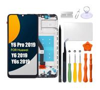 Display for Huawei Y6 2019 | Y6s Y6 Pro 2019 Screen Replacement with Frame | MRD-LX1,MRD-LX3,JAT-LX3,JAT-L29,JAT-LX1,JAT-L41,MRD-LX2,LCD Touch,Digitizer Assembly,With Repair kit