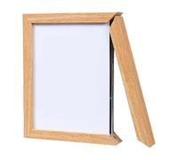 Display Frame with Photo Archive - Wooden Image Archive 18 cm - Collage Photo Frame with Front Opening - for Home, Office, School, Students, Apartment, Hotel, Farmhouse, Bedroom