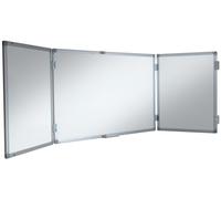 Display Genie Foldable Confidential Dry Wipe Magnetic Whiteboard - Wall Mounted - Two Hinged Side Panels - Foldable - Ideal for classrooms, Offices, Conferences, Rooms & Home (1500 * 1200mm)