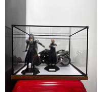 Display Organizers Artwork Action Figures, Extra Large Acrylic Case Desktop Aluminum Frame, Book Hat Purse Plastic Storage Box)(50x25x25cm(20"x10"x10"))