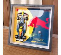 Display Photo Frame for Lego Speed F1,Home or Office Decorative Wall Panels,Adult Collectibles Wall Mount(No Car Included) (for Lego 77243 Red Bull F1)