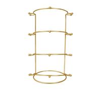 Display Rack for Gold/White Metal Princess Crown, Gold 4TH FLOOR | Crystal Headbands Organizer for Bride Hair Charm, High Capacity Rhinestones Crown Home