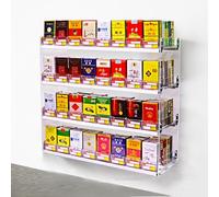 Display Racks Retail Display Grid Panel Free Standing Display Racks Mobile Storage Racks Supermarket Racks，Automatic Retail Cigarette Display Rack，Clear Acrylic Cigarette Organizer Automatic