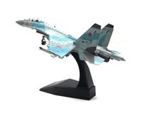 Display scale aircraft 1/100 For Russian Su-35 Fighter Simulation Model Miniature Metal Alloy Aircraft Holiday Party Gift Suitable for gift giving(Blue)