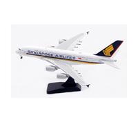 Display scale aircraft 1:400 For Singapore A380 Aircraft Model (magnetic Landing Gear) Alloy Miniature Scale Airplane Suitable for gift giving