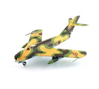 Display scale aircraft 1: 72 For MIG-17F Fresco Fighter Model "Nile Delta" Egyptian Air Force 1973 Alloy Military Aircraft Suitable for gift giving