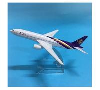 Display scale aircraft 16cm 1/400 For Thai Boeing 777 Airplane Model Diecast Metal Scale Plane Reception Area Ornament Suitable for gift giving