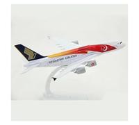 Display scale aircraft 20CM 1:400 For Airbus A380 Singapore Airline Aircraft Die-cast Alloy Airplane Model Decorative Bookcase Suitable for gift giving