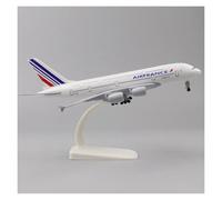 Display scale aircraft 20cm 1:400 For French A380 Metal Alloy Simulation Finished Aircraft Model Decorative Study Room Suitable for gift giving