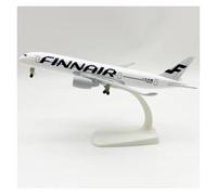 Display scale aircraft 20CM For Finnair A350 Airplane Alloy Highly Restored Simulated Scale Aircraft Model Collection Souvenir Suitable for gift giving
