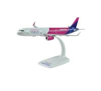 Display scale aircraft 22cm For WIZZ AIR A321 Aircraft Resin Base Static Display Finished Airplane Model Reception Area Ornament Suitable for gift giving