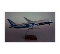 Display scale aircraft 47cm 1:150 For Civil Airliner Boeing 787 Diecast Resin Finished Airplane Model Reception Area Ornament Suitable for gift giving(With LED)