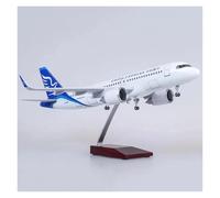 Display scale aircraft 47cm 1/80 For Airbus A320 China Express Airlines Plane Die-Cast Resin Scale Aircraft Model Party Gift Suitable for gift giving(With lamp)