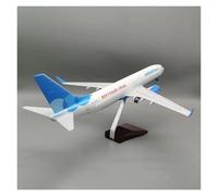Display scale aircraft 47cm 1:85 For Russian Victory Airlines B737 Airplane Diecast Resin Scale Plane Model Collection Souvenir Suitable for gift giving(With light)