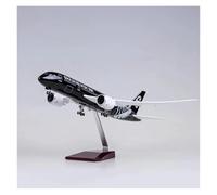 Display scale aircraft 47CM For B787 New Zealand Airplane Model With Landing Gear Resin Scale Aircraft Collection Souvenir Suitable for gift giving(With lamp)