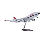 Display scale aircraft 47cm For Switzerland Airways B747 Airplane Finished Aircraft Model Conference Table Ornament Suitable for gift giving