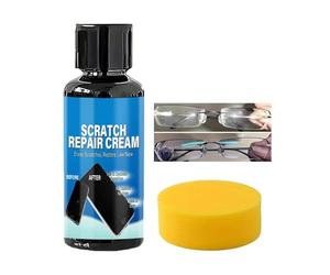 Display Scratch Remover - Smartphone Repair Cream 50 g, Screen Care 2.8 x 8 cm Fine Polishing Formula Clear Vision Improvement Effective Surface Correction Durable Usage Solution Versatile, 100g+