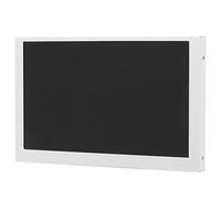 Display Screen, Simple Connection USB Monitor Brightness Stepless Adjustment 360 Degree Rotation for Mini Chassis (White)