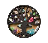 Display Shelf - Vintage Artisan Rack, Mystical Charm Mounting | Natural Stone Holistic Lifestyle Accessory, Elegant Ornament Placement