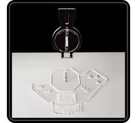 Display stand angled for Lego 75312 Boba Fett's Starship + Minifigures plate (A1066)