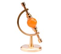 Display Stand - Brass | Adjustable Ball Holder with padded clips | Crystal Ball Base | Elegant Decorative Stand for home, office, mystical displays, and everyday ornamental use
