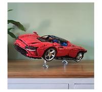 Display Stand compatible with Lego Technic Ferrari Daytona SP3 42143r | Display your model securely | Heavy Duty stainless steel | Car NOT included
