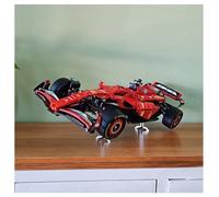 Display Stand compatible with Lego Technic Ferrari SF-24 F1 Car 42207 | Display your model securely | Heavy Duty stainless steel | Car NOT included
