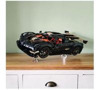 Display Stand compatible with Lego Technic Koenigsegg Sadair's Spear 42232 | Display your model securely | Heavy Duty stainless steel | Car NOT included