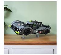 Display Stand compatible with Lego Technic PEUGEOT 42156 9X8 24H Le Mans | Display your model securely | Heavy Duty stainless steel | Car NOT included