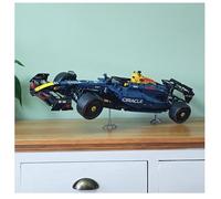 Display Stand compatible with Lego Technic Red Bull Racing F1 Car 42206 | Display your model securely | Heavy Duty stainless steel | Car NOT included