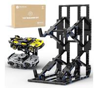 Display Stand for Lego Technic Cars (1:16 Scale Only), 2-Tier Stand for Lego Car 42204 42205 42173 42161 42138 and More, Display Building Set for Boys, Girls, Adults, Ages 6+