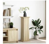 Display Stand Sonoma Oak 31x30x90cm Engineered Wood Textured Hinge Door Plant pc