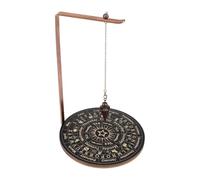 Display Stand - Wood Copper 26*12.5CM Crystal Holder For Stones Display - Witch Ornament Holder Stand, Stones Rocks Crystals Holders, Wood Wiccan Crystal Holders For Meditations