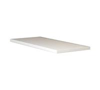 Display Stands Ltd 600mm x 300mm Wooden Shelf for Slatwall Panels & Home with Optional Shelf Brackets (D21+) (White, No Brackets Required)