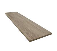 Display Stands Ltd 600mm x 300mm Wooden Shelf for Slatwall Panels & Home with Optional Shelf Brackets (D21+) (Rustic Oak, No Brackets Required)