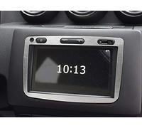 Display Steel Cover for DUSTER 2 II Mk2-1pc Stainless Frame Interior Dashboard Dash Trim Kit Accessories