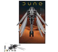 Display Wall Mount Applicable for Le-Go Technic 10327 Royal Dune Ornithopter Building Blocks Model, Decorate Rooms or Collect,50x80cm,Only Display Wallboard (Type C)