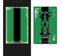 Display Wall Mount Board for LEGO Technic 42240 AMR25 F1 (A,[LED Light] USB)