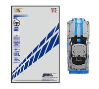 Display Wallboard 42210 le*go technic Racing - Wall Mount Display Stand Art Wall Mount Frame for Racing Car Building Set, for Model Enthusiasts - 50 x 80 CM (Classic Model)