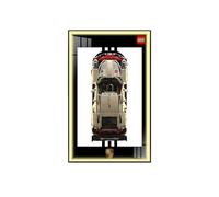 Display Wallboard for L-e*g-o Car Wall Mount for Le-go-a Technic Por*sche 911 42096 RSR Race Car, Compatible with L-e-g-o-o Porsche, Gift Ideas for Adults (A,Light)
