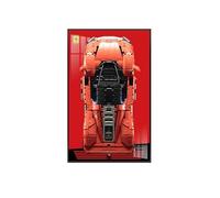 Display Wallboard for L-e*g-o Technic for Fer-rari Day-tona SP3 42143, for Race Car 1:8 Scale, Compatible with L-e*g-o for Fer-rari Cars (Just Display Wallboard) (Basics,C)