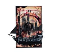 Display Wallboard for Le-go 10365 Pirate Ship Set, Wall photo frame, Wall Mount Display Stand Art Wall Mount Frame,(Model not Included)