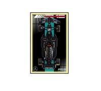 Display Wallboard for Le-go-a Technic for Mer-cedes-AMG F1 W14 E Race Car, Compatible with L-e*g-o Mer-cedes-AMG F1, for L-e*g-o Car Wall Mount, Only Wallboard (Light)