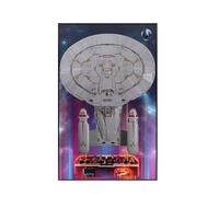 Display Wallboard for Lego 10356 Starship Enterprise Building Set, Wall Mount Display Wallboard - Only Display Board, Display Board Compatible with Lego 10356 (Picture Frame A (no lights))