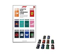 Display Wallboard for Lego 2025 speed susper raclng car model, LED Display Wall Panel for 77242-77251 Building Block Model, Art Wall Mount Frame (no model) (Type A)